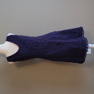 Lilly Pulitzer navy lace dress